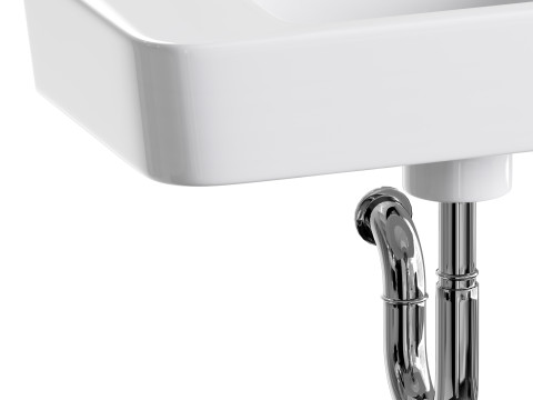 Villeroy and Boch Novo Wide Cloakroom Basin Modelo 3D