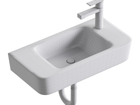 Villeroy and Boch Novo Wide Cloakroom Basin Modelo 3D