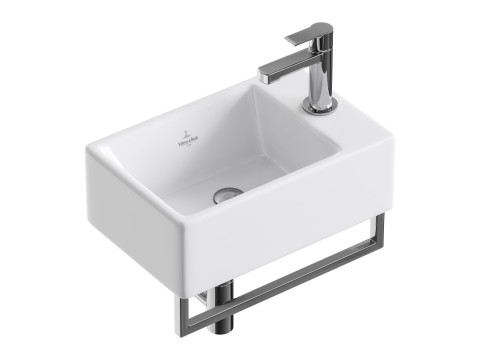 Villeroy Boch Memento Basin and Towel Rail Bundle Model 3D