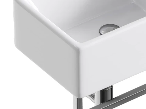 Villeroy Boch Memento Basin and Towel Rail Bundle 3D Model