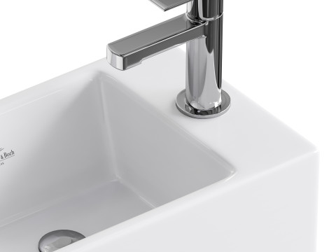 Villeroy Boch Memento Basin and Towel Rail Bundle Modello 3D