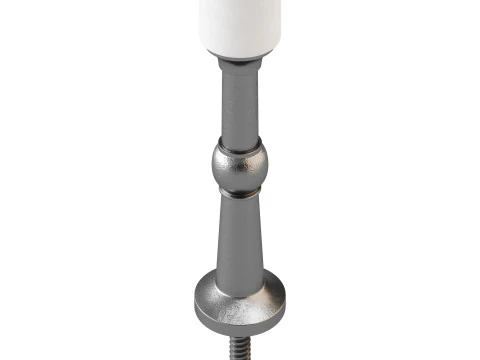White Silicone Door Stoppe 3D Model
