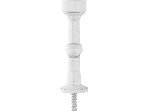 White Silicone Door Stoppe 3D Model