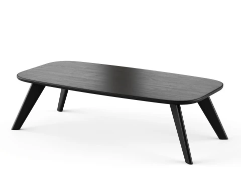 Wooden coffee table 3D Model