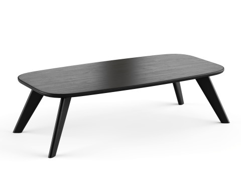 Wooden coffee table 3D Model