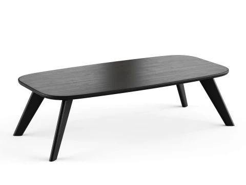 Wooden coffee table 3D Model