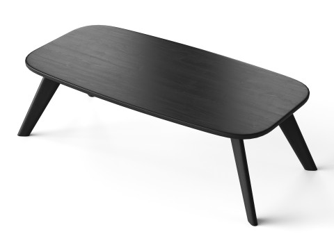 Wooden coffee table 3D Model