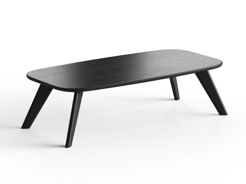 Wooden coffee table 3D Model