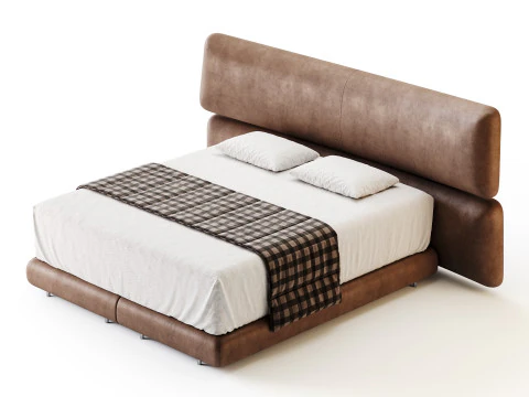 CAMA YUNA By Flou Modelo 3D