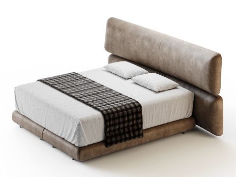 YUNA BED By Flou 3Dモデル