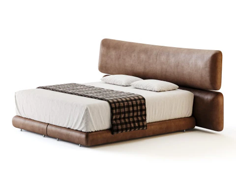 CAMA YUNA By Flou Modelo 3D