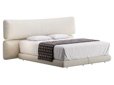 CAMA YUNA By Flou Modelo 3D