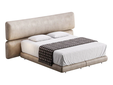 CAMA YUNA By Flou Modelo 3D