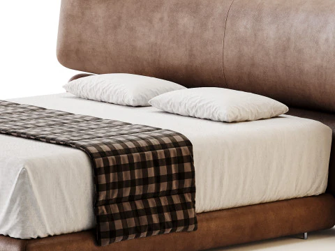 CAMA YUNA By Flou Modelo 3D