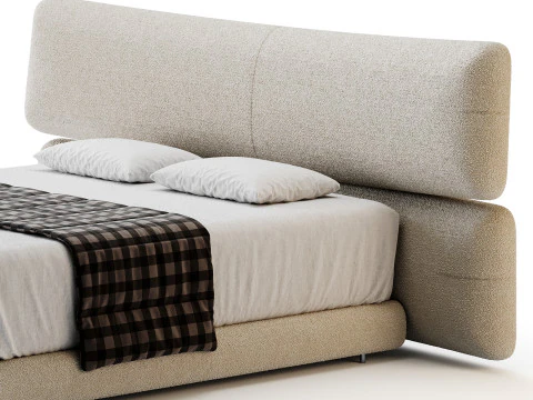 CAMA YUNA By Flou Modelo 3D