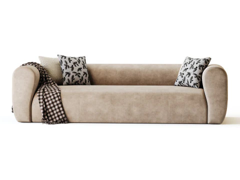 Zola Sofa Family 3D Model