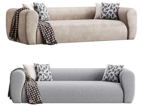 Zola Sofa Family 3D Model