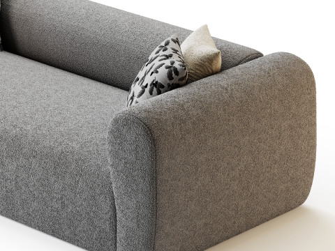 Zola Sofa Family 3D Model