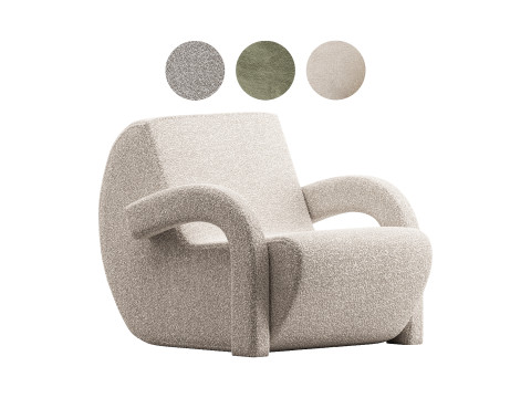Armchair MOON 3D Model