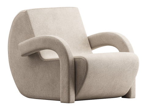 Armchair MOON 3D Model