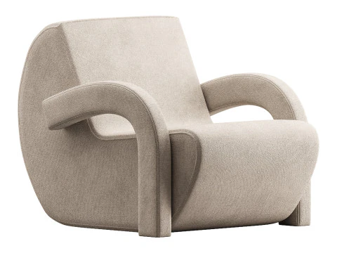 Fotel KSIĘŻYC Model 3D