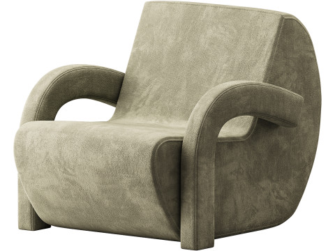 Armchair MOON 3D Model