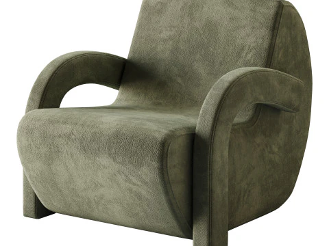 Fotel KSIĘŻYC Model 3D