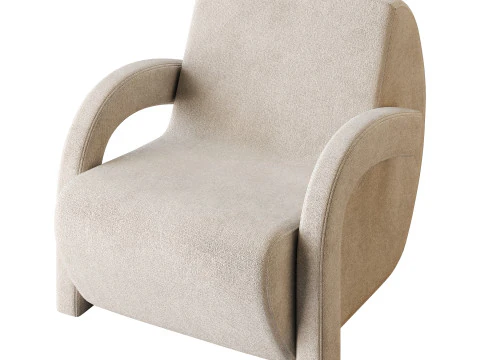 Fotel KSIĘŻYC Model 3D