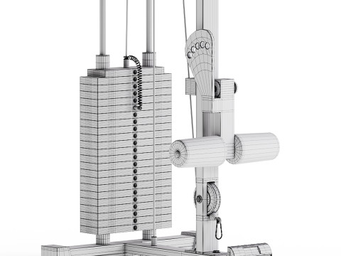 ATX Lat Machine Model 3D
