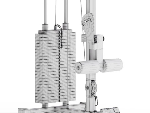 ATX Lat Machine 3D Model
