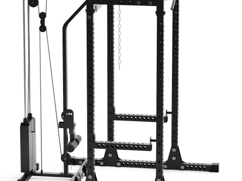 ATX Power Rack Modelo 3D