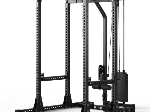 ATX Power Rack Modelo 3D