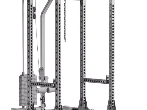 ATX Power Rack Modelo 3D