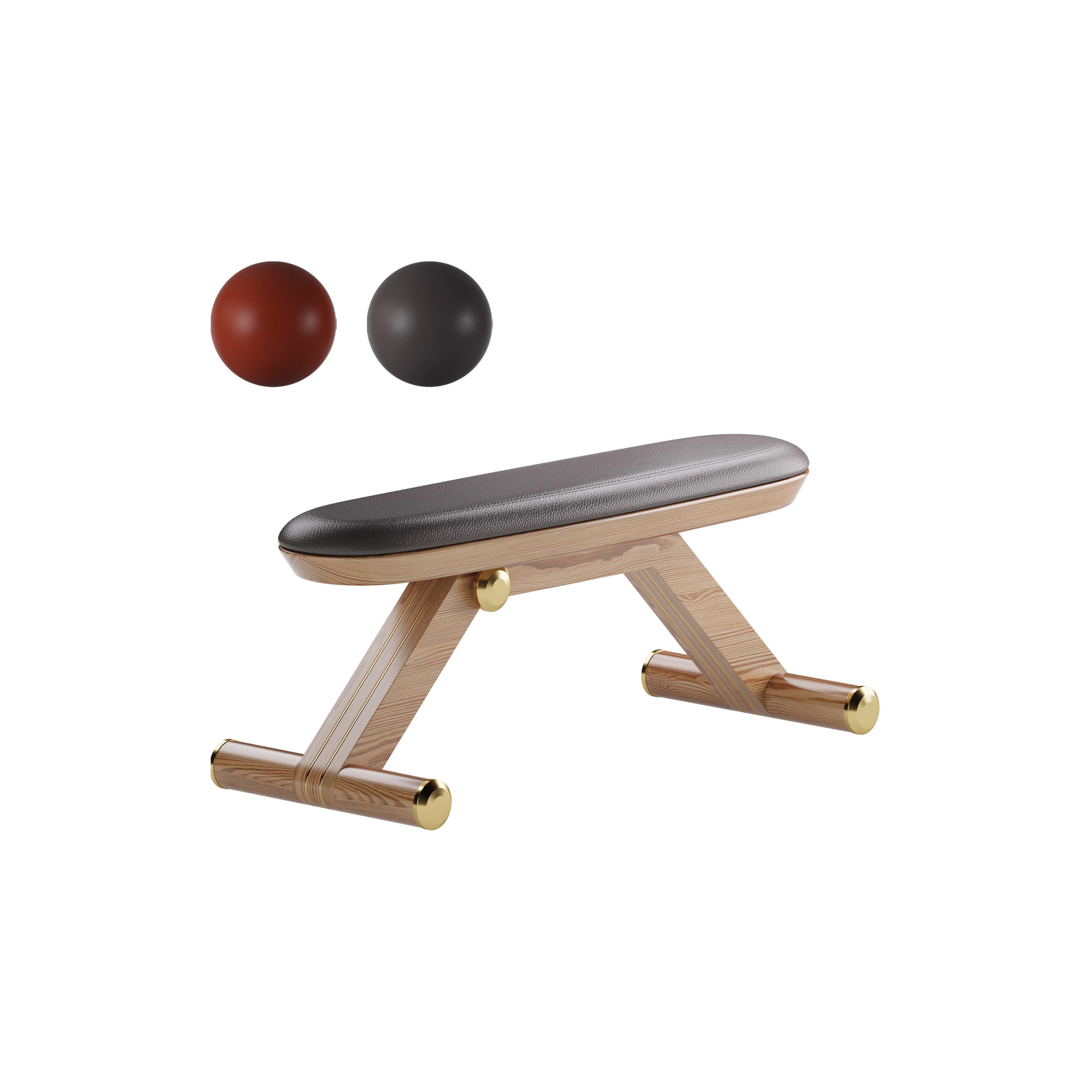 BANKA BASIC Gym Weight Bench 3D Model .c4d .max .obj .3ds .fbx .stl .blend
