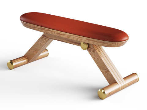 BANKA BASIC Gym Weight Bench 3D-Modell