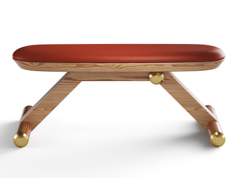BANKA BASIC Gym Weight Bench 3D-Modell
