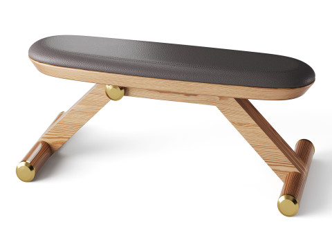 BANKA BASIC Gym Weight Bench 3D-Modell