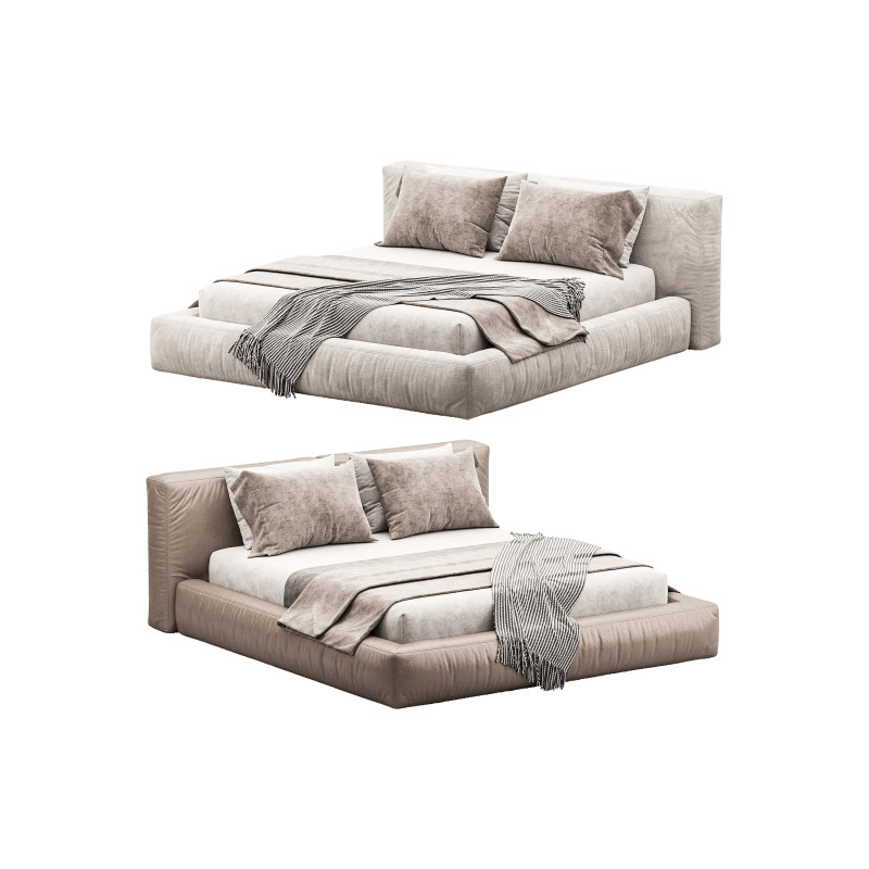 Bed FOLTO M 3Dモデル .c4d .max .obj .3ds .fbx .stl .blend 