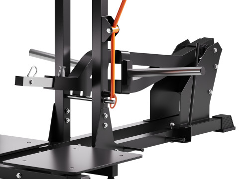 ATX Belt Squat-Dip - Squat Dip Machine 3D 모델