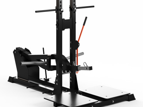 ATX Belt Squat-Dip - Squat Dip Machine 3D 모델