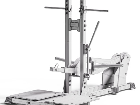 ATX Belt Squat-Dip - Squat Dip Machine 3D 모델