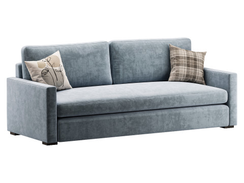 Benjara 86 Inch Fabric Upholstered Sofa 3Dモデル
