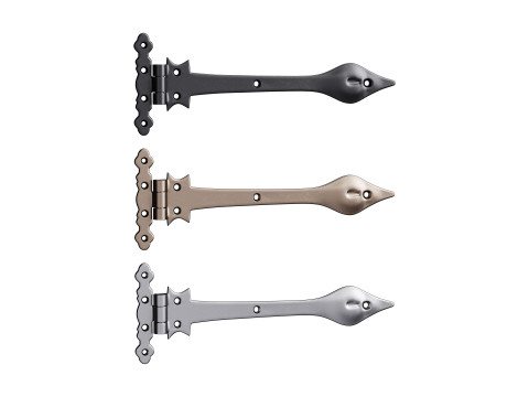Black Wrought Iron Strap Modelo 3D
