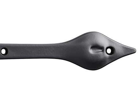 Black Wrought Iron Strap 3D Model