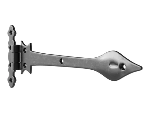 Black Wrought Iron Strap 3D Model