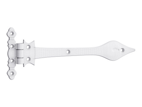 Black Wrought Iron Strap Modelo 3D