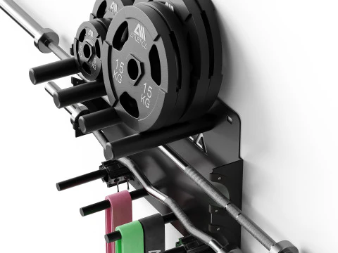 Blade wall mount weights 3D Model