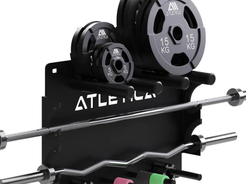 Blade wall mount weights 3D Model