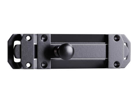 Brass Slide Bolt Door Latch Model 3D