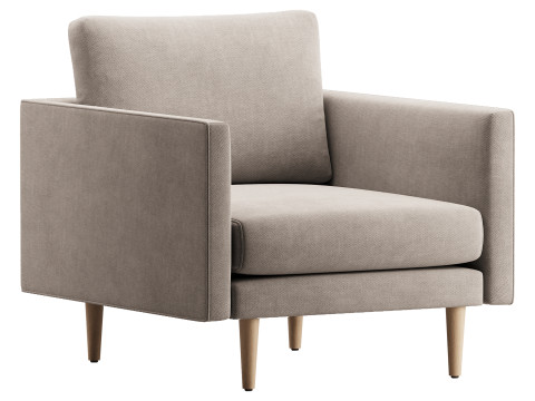 Burrard Lounge Chair Modelo 3D